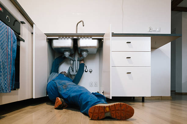 Professional Plumbing technician working in Drake, CO